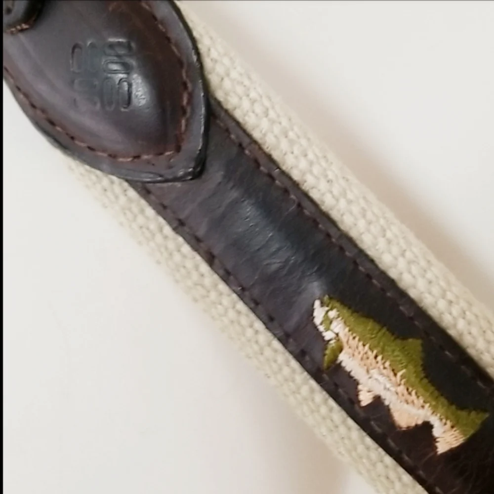 VTG Columbia Mens Fishing Hunting Leather Belt